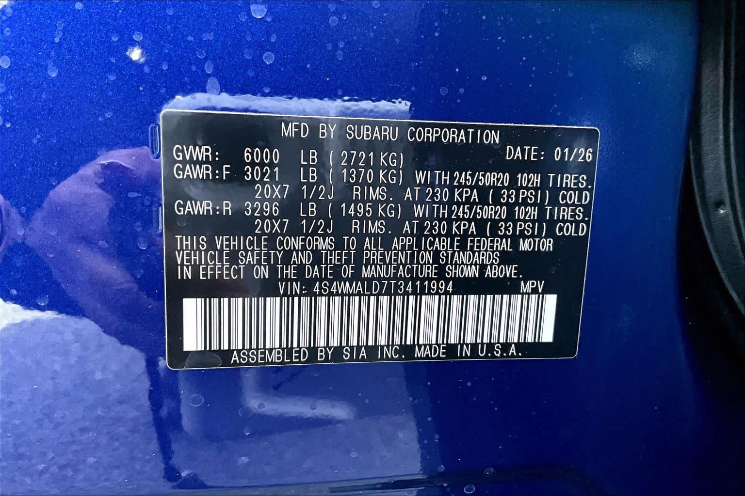 New 2026 Subaru Ascent Bronze Edition AWD/4WD image 21