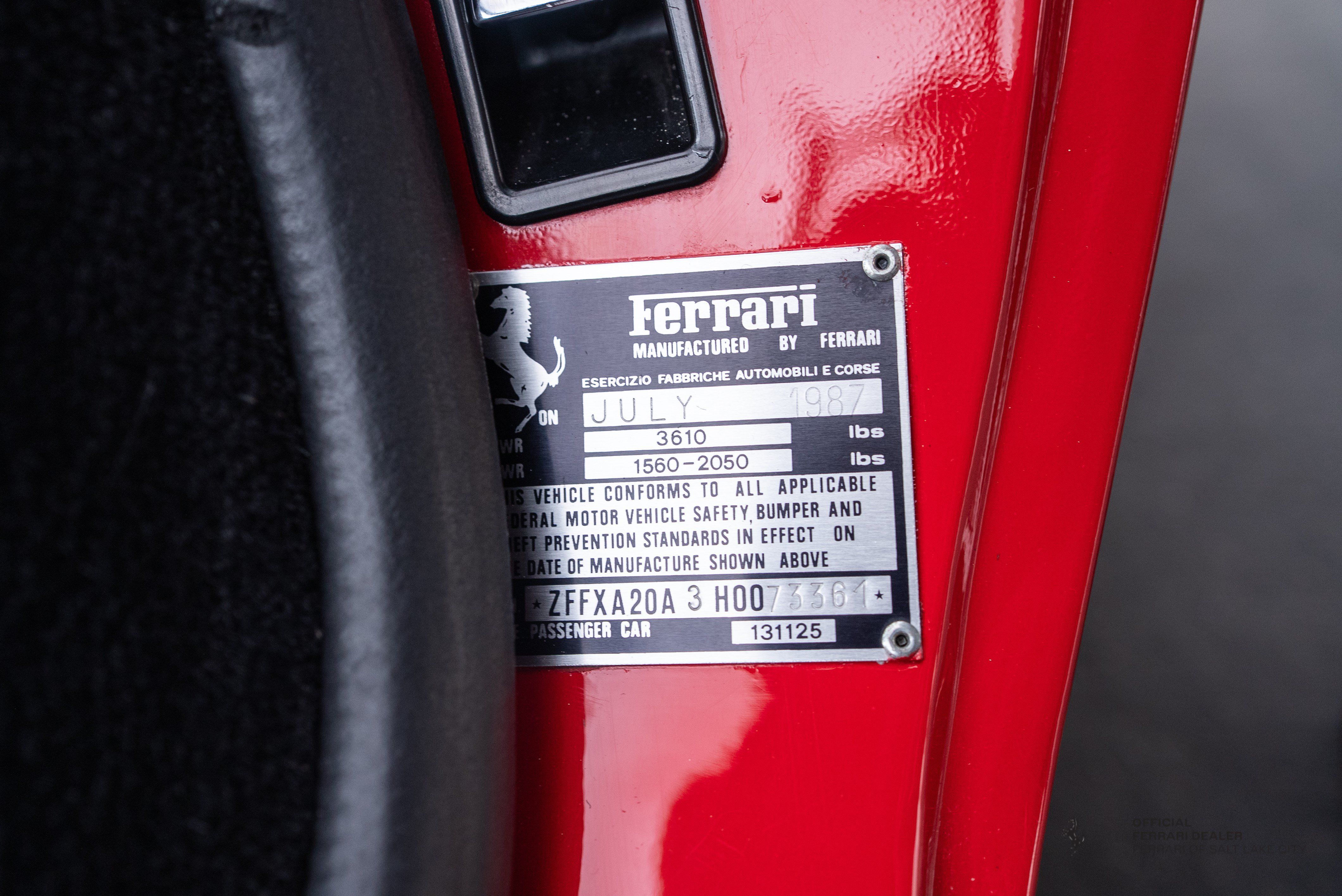 Used 1987 Ferrari 328 GTS RWD image 21