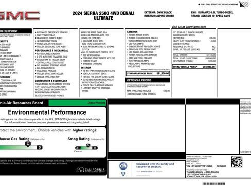 Used 2024 GMC Sierra 2500 Denali Ultimate w/ Max Trailering Package AWD/4WD image 50