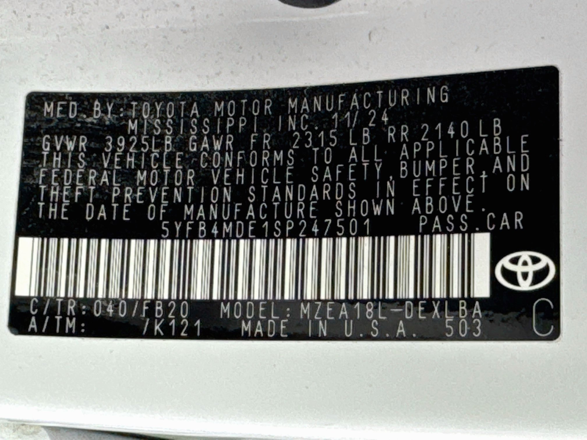 Certified 2025 Toyota Corolla LE FWD image 31