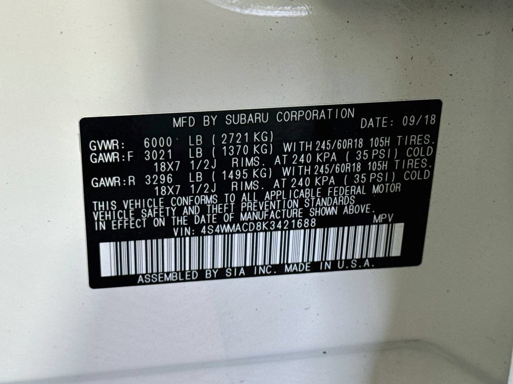 Used 2019 Subaru Ascent Premium AWD/4WD image 16
