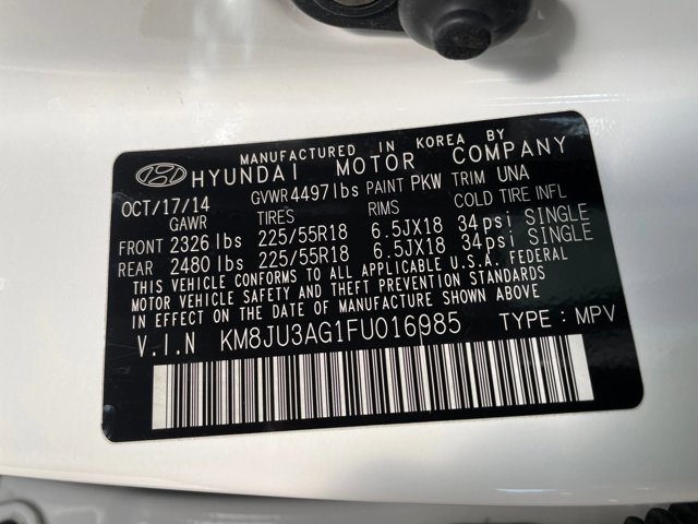 Used 2015 Hyundai Tucson Limited w/ Option Group 03 FWD image 26