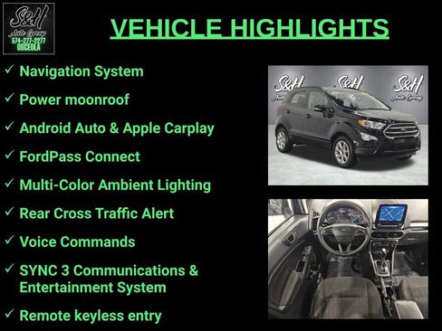 Used 2021 Ford EcoSport SE w/ SE Convenience Package FWD image 3