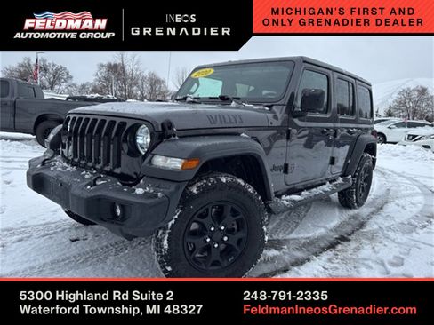 Used 2020 Jeep Wrangler Unlimited Sport image 1