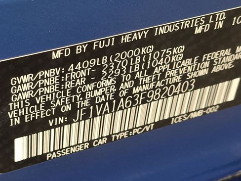 Used 2015 Subaru WRX AWD/4WD image 34
