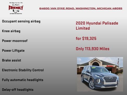 Used 2020 Hyundai Palisade Limited AWD/4WD image 25