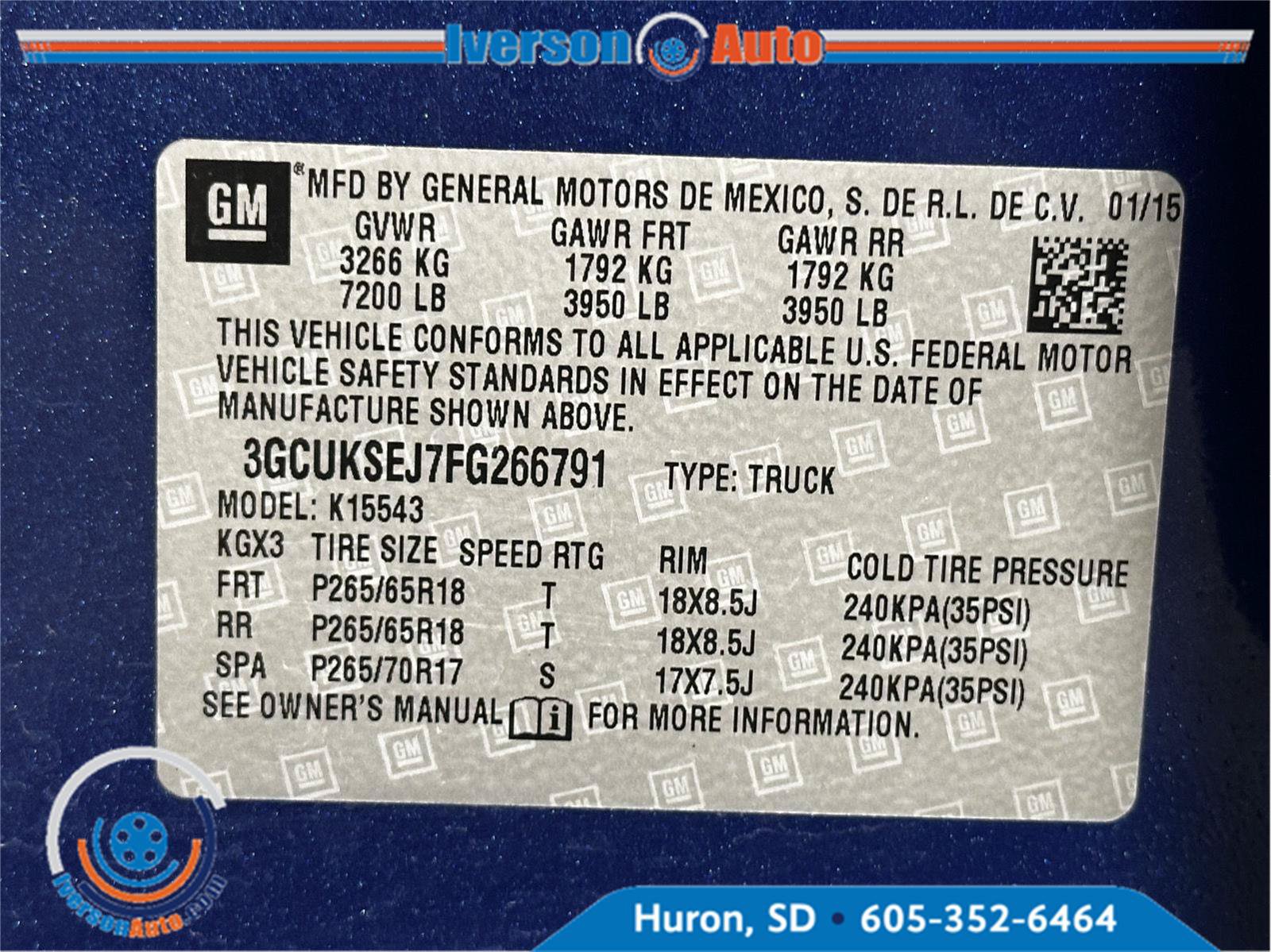 Used 2015 Chevrolet Silverado 1500 LTZ Z71 w/ LTZ Plus Package AWD/4WD image 12