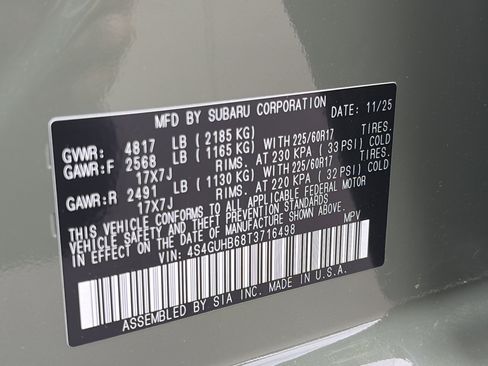 Certified 2026 Subaru Crosstrek 2.5i AWD/4WD image 33