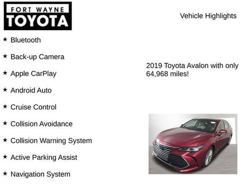 Used 2019 Toyota Avalon Limited FWD image 7