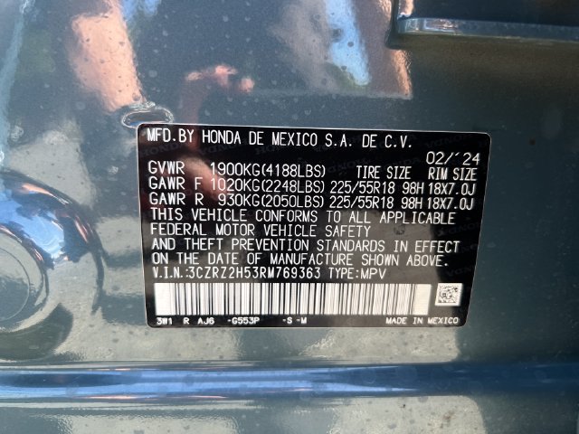Certified 2024 Honda HR-V Sport image 16