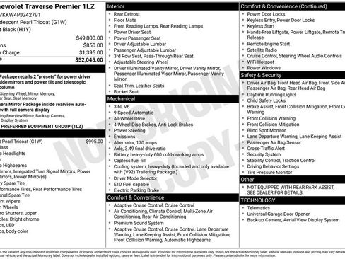Used 2023 Chevrolet Traverse Premier image 9