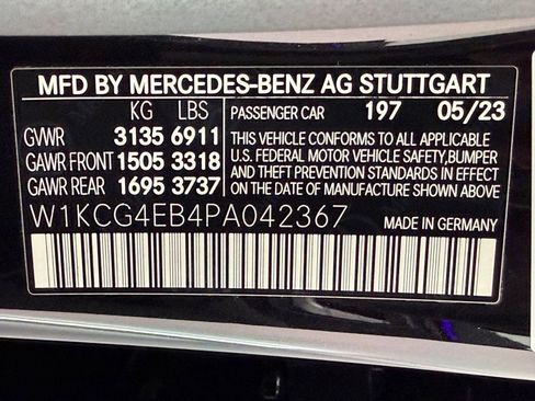 Certified 2023 Mercedes-Benz EQS 580 4MATIC Sedan image 19