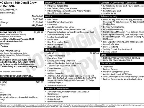 Used 2022 GMC Sierra 1500 Denali w/ Denali Reserve Package image 34