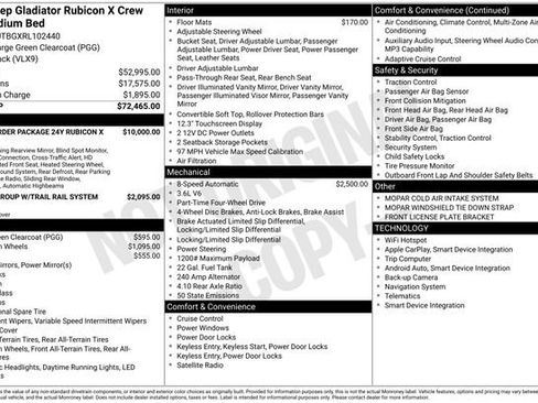 Used 2024 Jeep Gladiator Rubicon AWD/4WD image 30