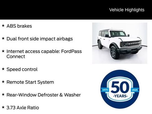 Certified 2025 Ford Bronco Big Bend AWD/4WD image 26