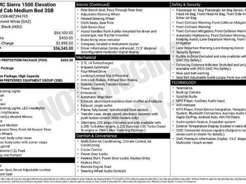 Used 2024 GMC Sierra 1500 Elevation w/ LPO, GMC Protection Package AWD/4WD image 35