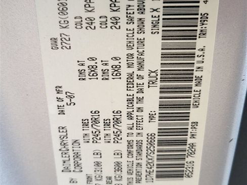 Used 2007 Dodge Dakota SLT w/ Trailer Tow Group image 29