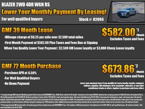 New 2025 Chevrolet Blazer RS image 2