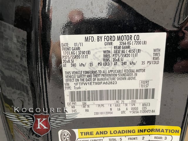 Used 2011 Ford F150 Lariat w/ Lariat Chrome Pkg AWD/4WD image 27