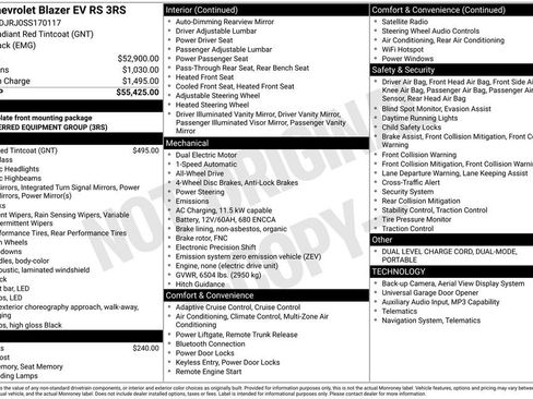 Used 2025 Chevrolet Blazer EV RS image 2