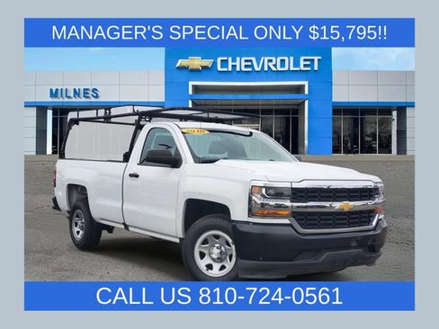 Used 2018 Chevrolet Silverado 1500 W/T w/ Trailering Package RWD image 1