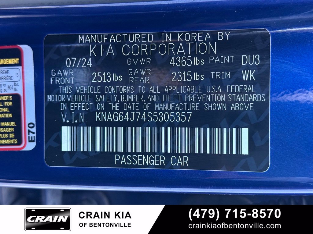 Certified 2025 Kia K5 GT-Line FWD image 30