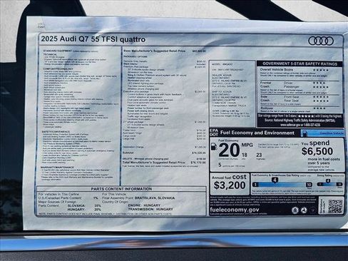 New 2025 Audi Q7 3.0T Premium Plus image 13