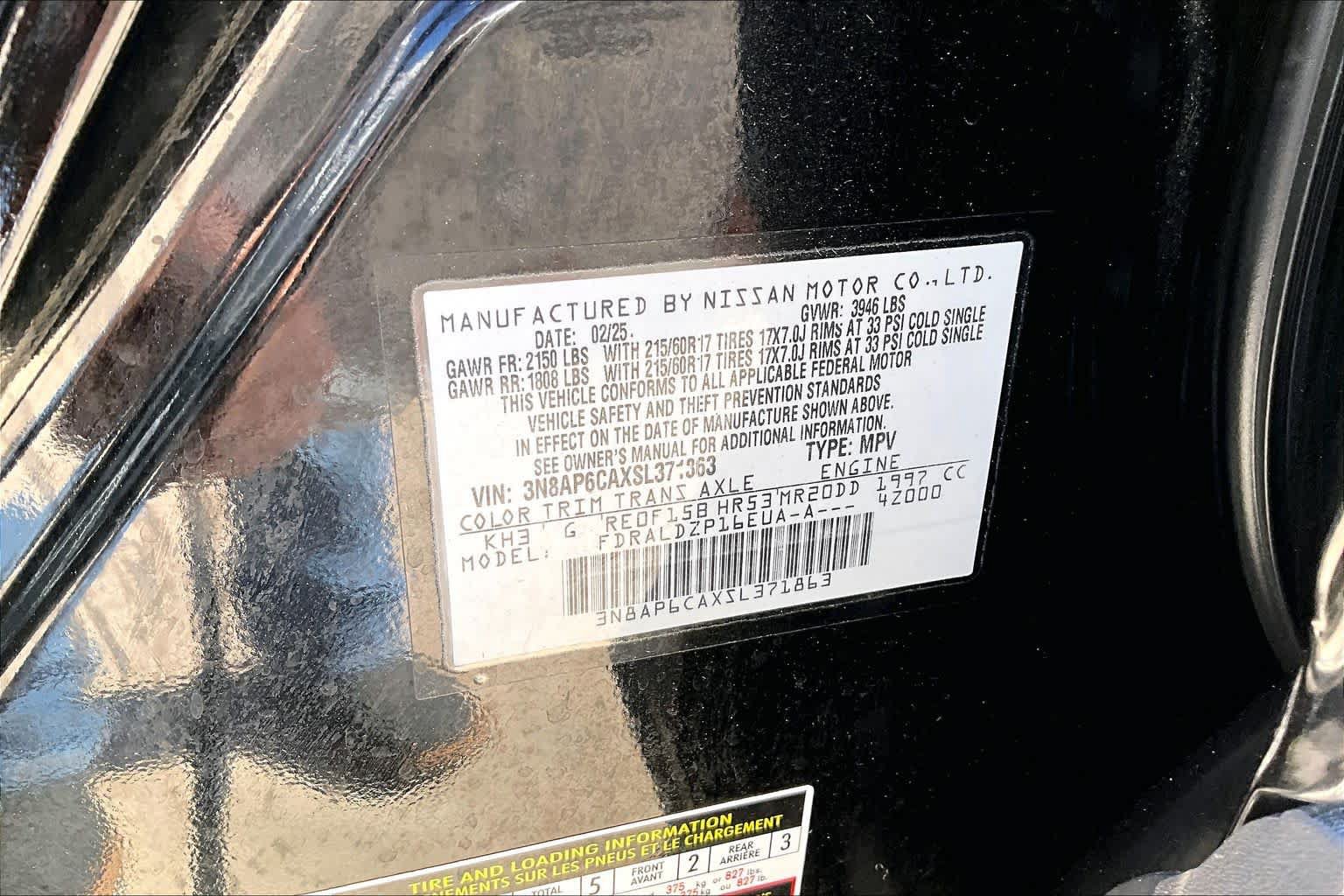 Used 2025 Nissan Kicks SV FWD image 35