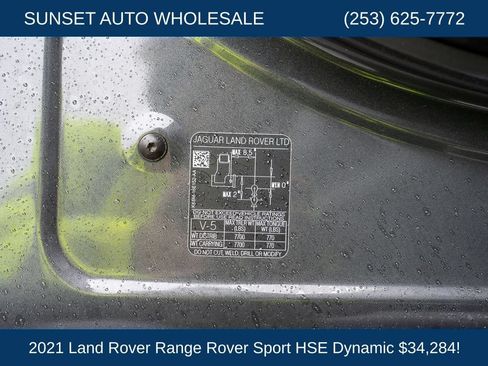 Used 2021 Land Rover Range Rover Sport HSE Dynamic AWD/4WD image 46