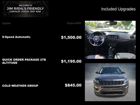Used 2018 Jeep Compass Latitude AWD/4WD image 11