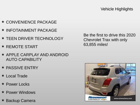 Certified 2020 Chevrolet Trax LT w/ LT Convenience Package image 7