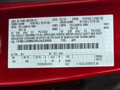 Used 2024 Ford Escape ST-Line w/ Tech Pack #1 image 28