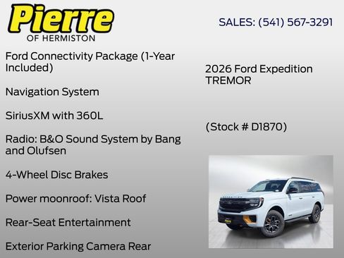 New 2026 Ford Expedition Tremor AWD/4WD image 12