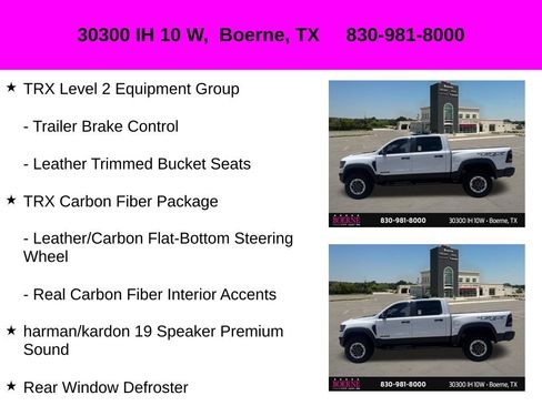 Used 2023 RAM 1500 TRX w/ TRX Level 2 Equipment Group AWD/4WD image 21