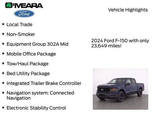 Used 2024 Ford F150 XLT w/ Equipment Group 302A MID AWD/4WD image 8