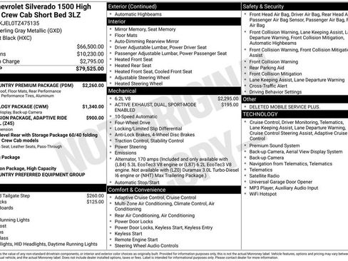 New 2026 Chevrolet Silverado 1500 High Country w/ High Country Premium Package AWD/4WD image 40