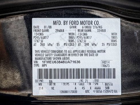 Used 2008 Ford Explorer XLT RWD image 17