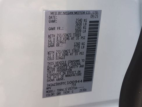 Used 2026 Nissan Murano Platinum w/ Cargo Package image 38