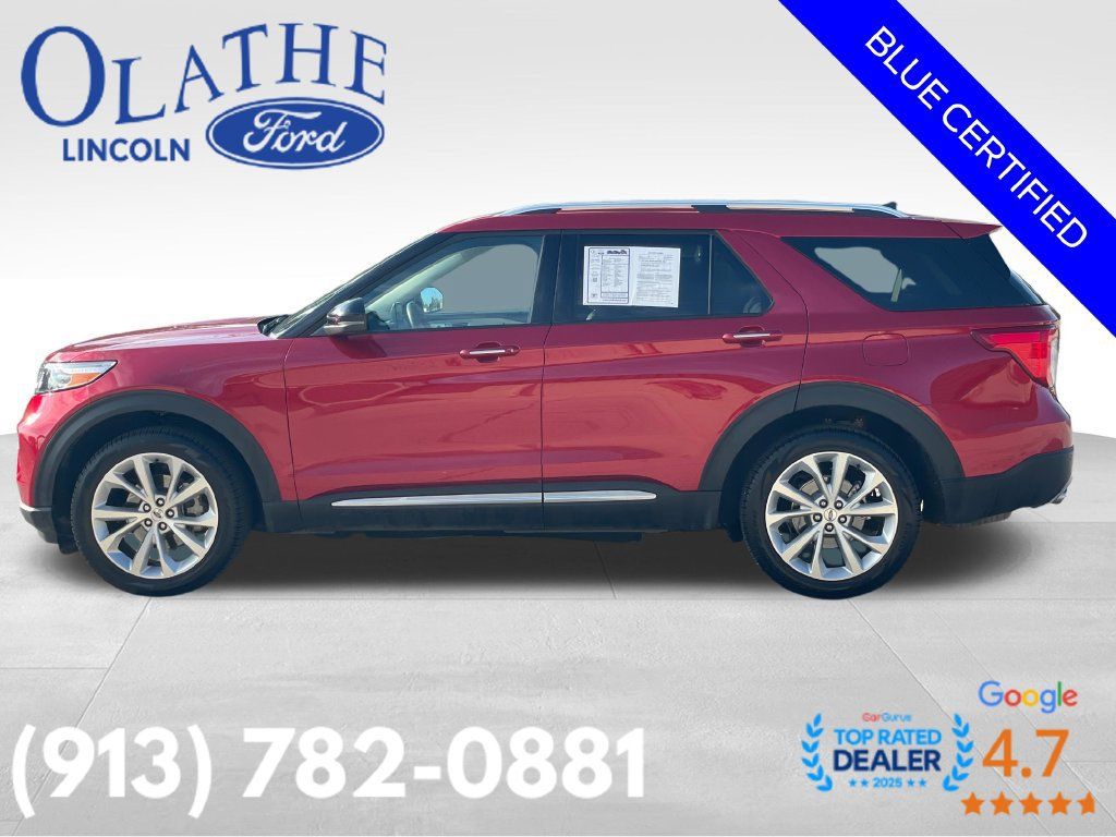 Certified 2024 Ford Explorer Platinum w/ Technology Package AWD/4WD image 2