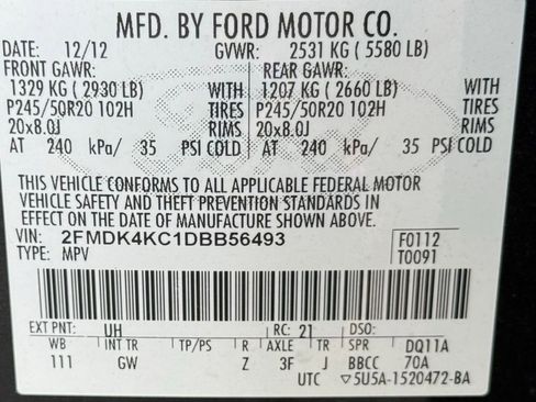 Used 2013 Ford Edge Limited AWD/4WD image 47