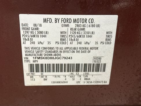 Used 2018 Ford Explorer XLT w/ Equipment Group 201A image 11