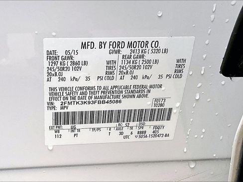 Used 2015 Ford Edge Titanium w/ Equipment Group 301A image 35