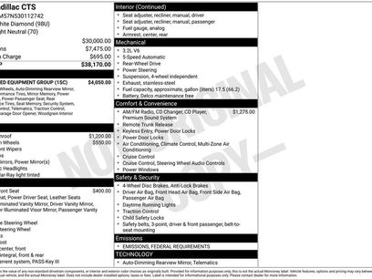 Used 2003 Cadillac CTS 3.2 w/ Preferred Equipment Group