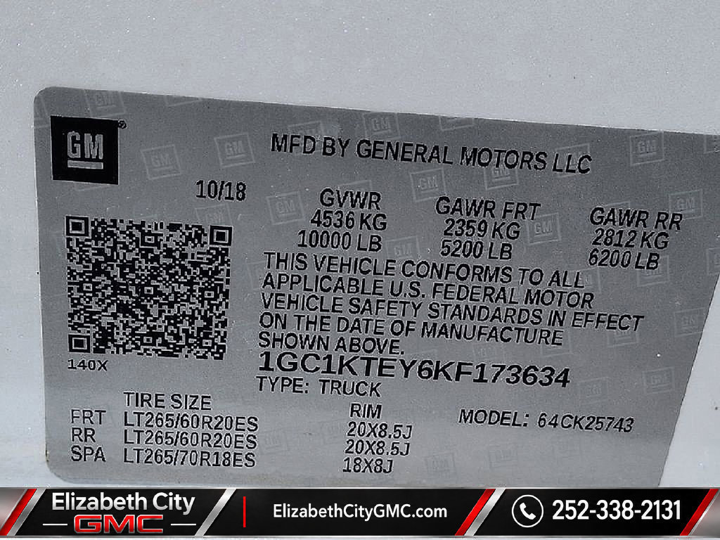 Used 2019 Chevrolet Silverado 2500 LTZ w/ Duramax Plus Package AWD/4WD image 26