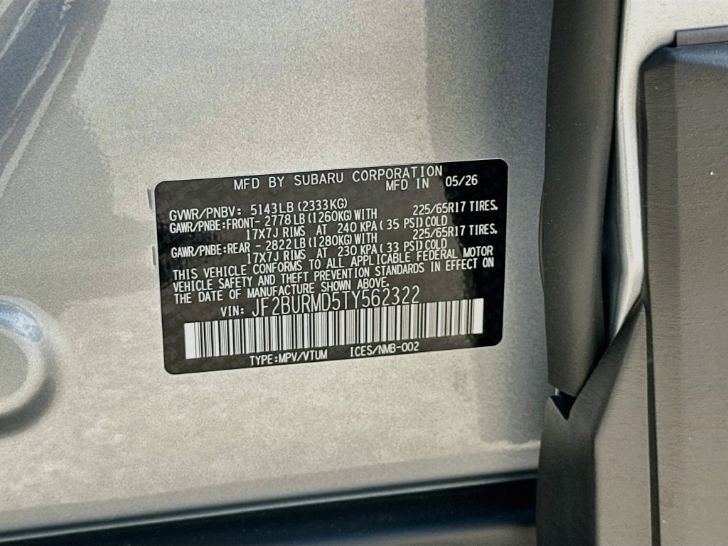 New 2026 Subaru Outback Wilderness AWD/4WD image 33