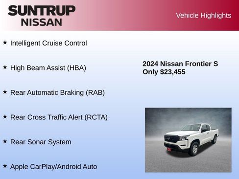 Used 2024 Nissan Frontier S w/ Technology Package image 16