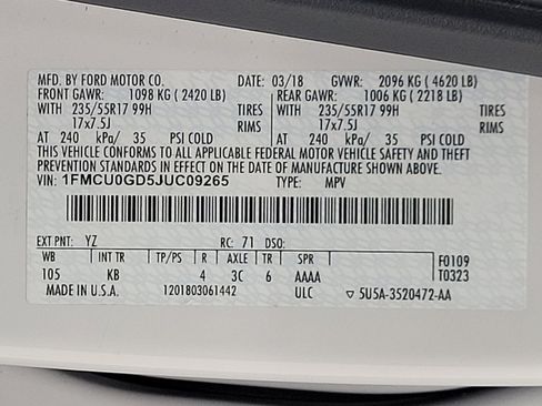 Used 2018 Ford Escape SE image 33