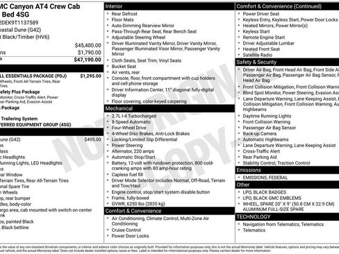 New 2026 GMC Canyon AT4 w/ Nightfall Essentials Package image 42