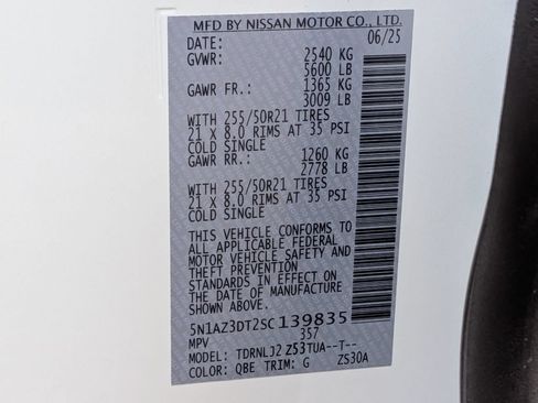 Certified 2025 Nissan Murano Platinum AWD/4WD image 30
