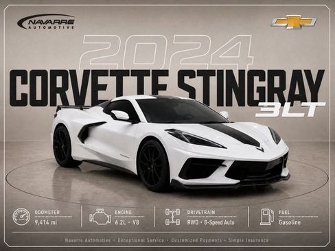 Used 2024 Chevrolet Corvette Stingray Premium Conv w/ Z51 Performance Package RWD image 1